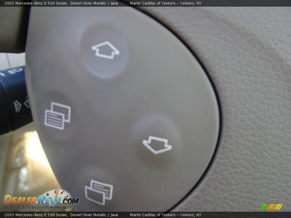 2003 Mercedes-Benz E 500 Sedan Desert Silver Metallic / Java Photo #24