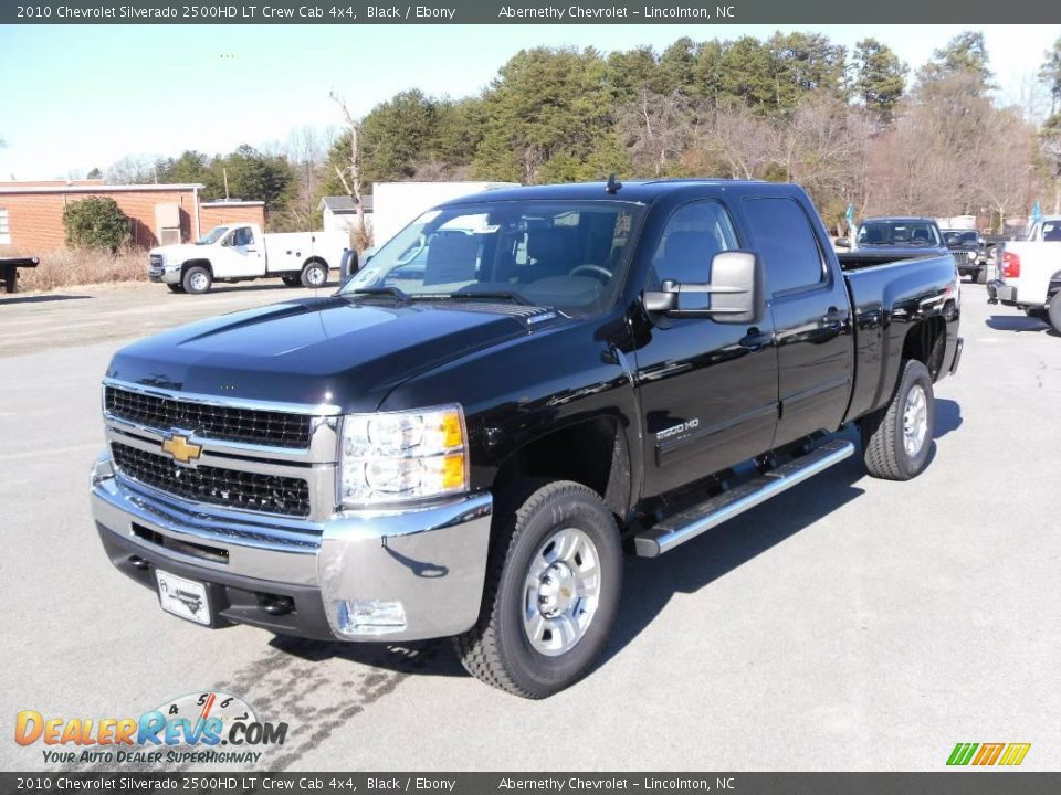 2010 Chevrolet Silverado 2500HD LT Crew Cab 4x4 Black / Ebony Photo #1