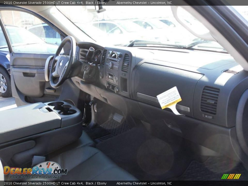 2010 Chevrolet Silverado 2500HD LT Crew Cab 4x4 Black / Ebony Photo #16