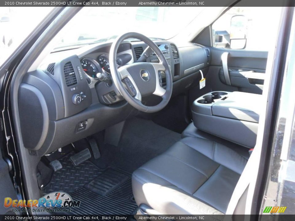 2010 Chevrolet Silverado 2500HD LT Crew Cab 4x4 Black / Ebony Photo #24