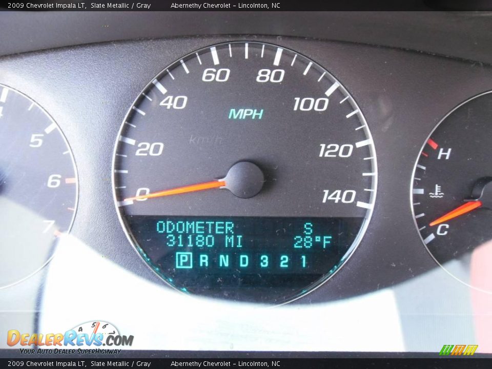 2009 Chevrolet Impala LT Slate Metallic / Gray Photo #25