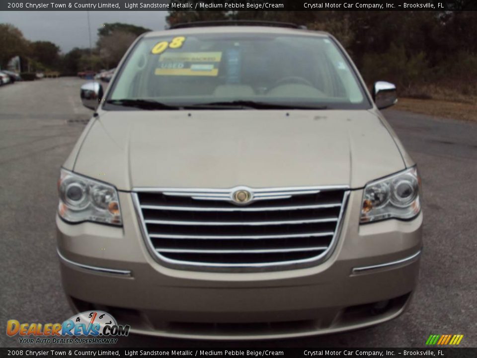 2008 Chrysler Town & Country Limited Light Sandstone Metallic / Medium Pebble Beige/Cream Photo #14