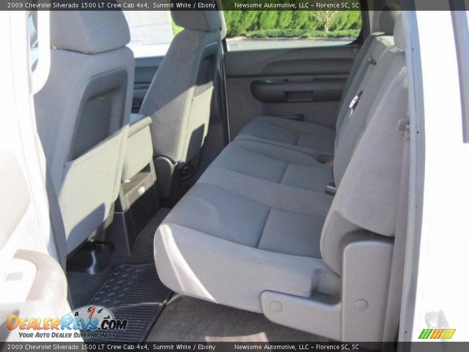 2009 Chevrolet Silverado 1500 LT Crew Cab 4x4 Summit White / Ebony Photo #12