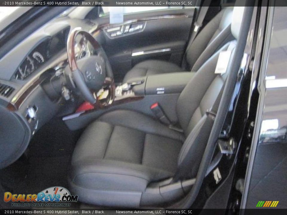 2010 Mercedes-Benz S 400 Hybrid Sedan Black / Black Photo #3