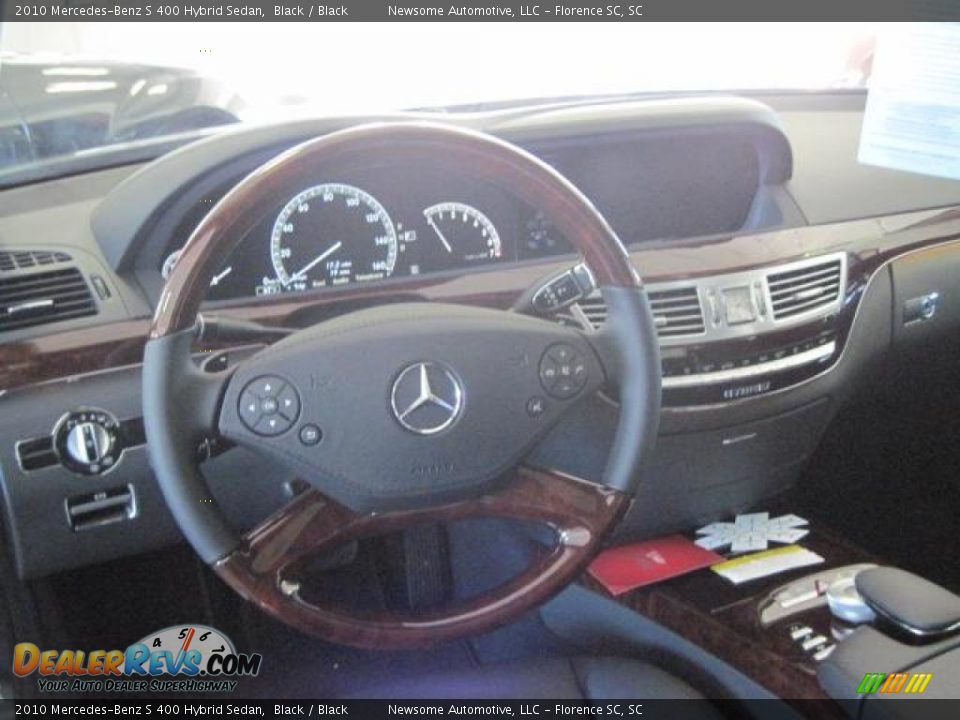2010 Mercedes-Benz S 400 Hybrid Sedan Black / Black Photo #5