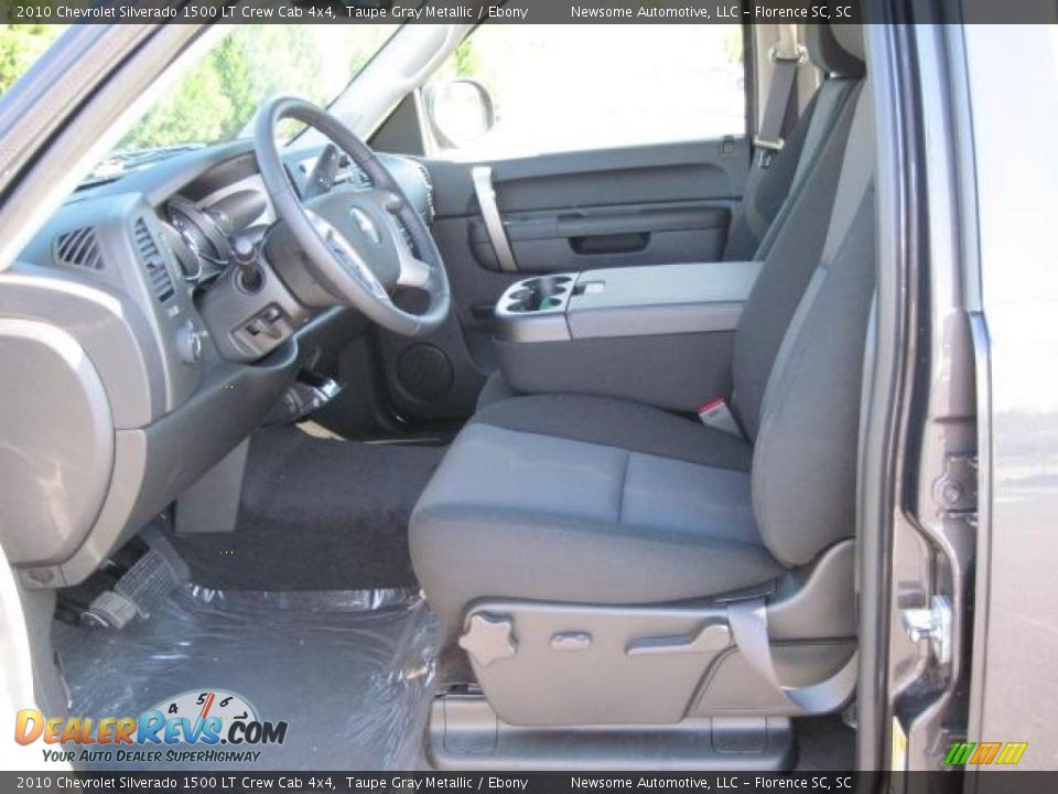 2010 Chevrolet Silverado 1500 LT Crew Cab 4x4 Taupe Gray Metallic / Ebony Photo #3