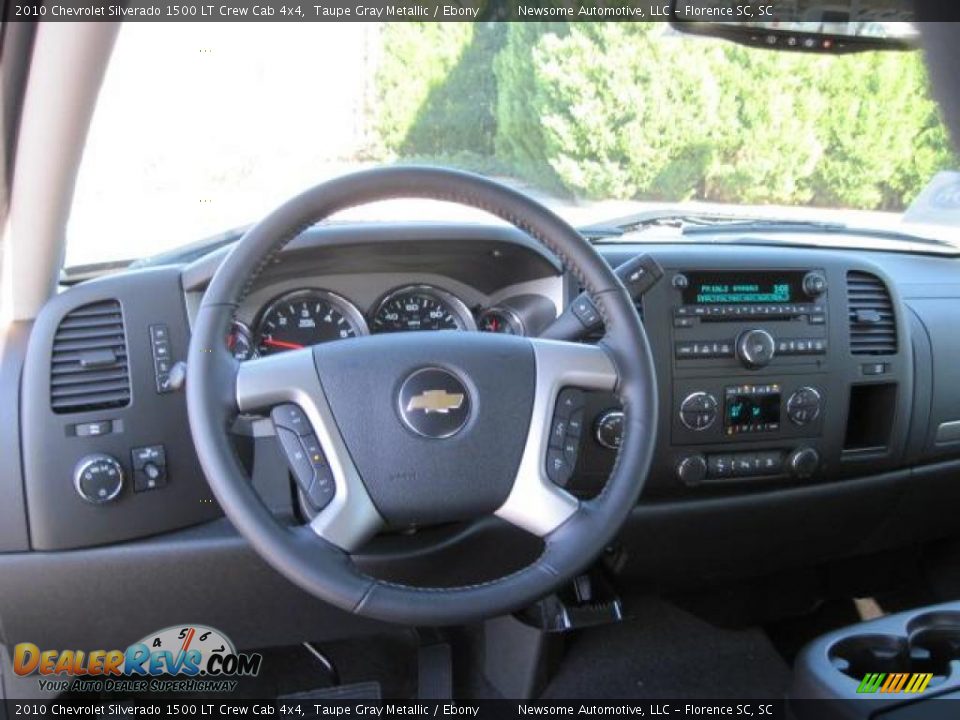 2010 Chevrolet Silverado 1500 LT Crew Cab 4x4 Taupe Gray Metallic / Ebony Photo #4