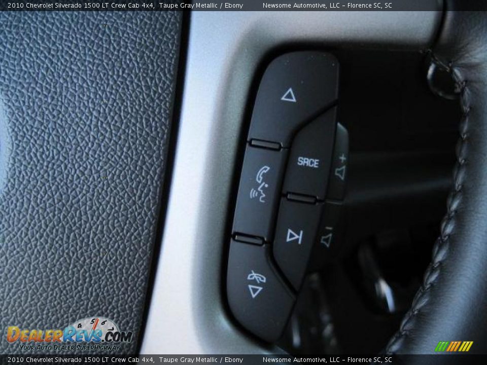 2010 Chevrolet Silverado 1500 LT Crew Cab 4x4 Taupe Gray Metallic / Ebony Photo #7