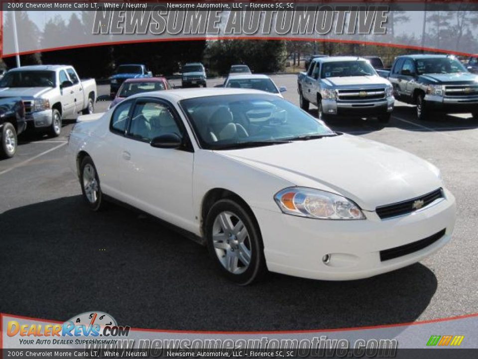 2006 Chevrolet Monte Carlo LT White / Neutral Photo #1