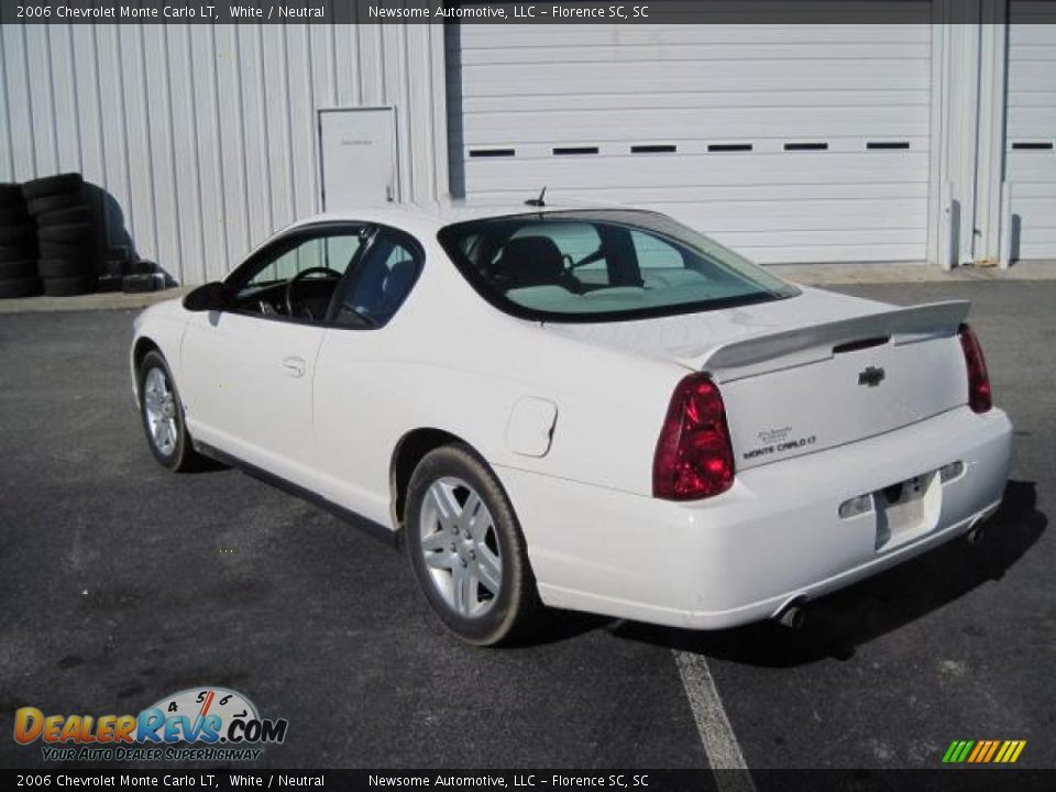 2006 Chevrolet Monte Carlo LT White / Neutral Photo #2