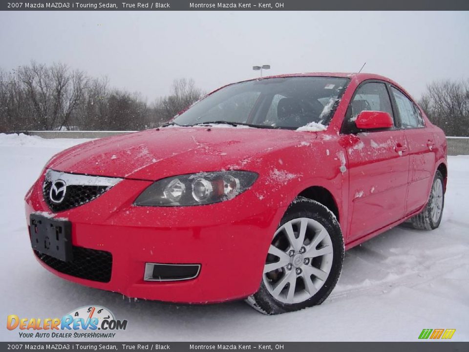2007 Mazda MAZDA3 i Touring Sedan True Red / Black Photo #1