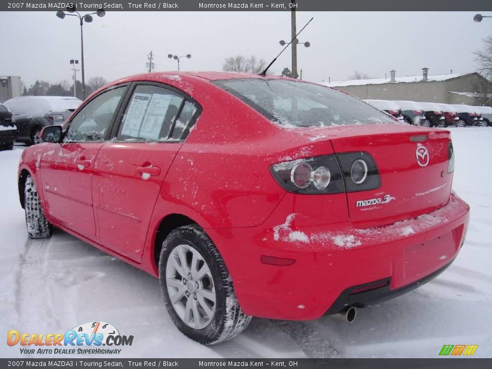 2007 Mazda MAZDA3 i Touring Sedan True Red / Black Photo #3