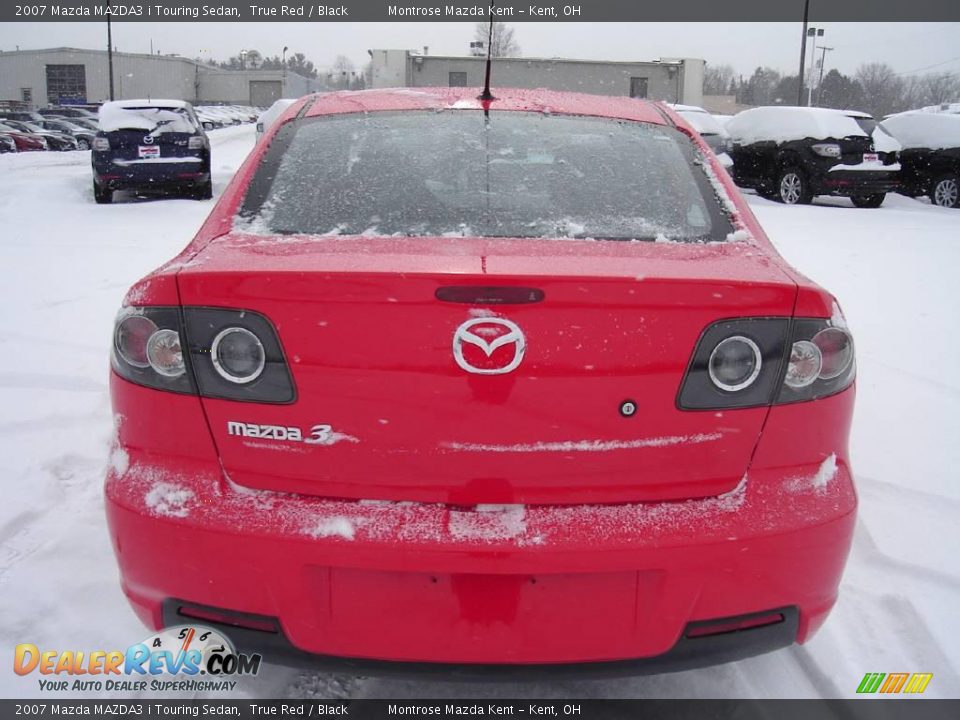 2007 Mazda MAZDA3 i Touring Sedan True Red / Black Photo #4