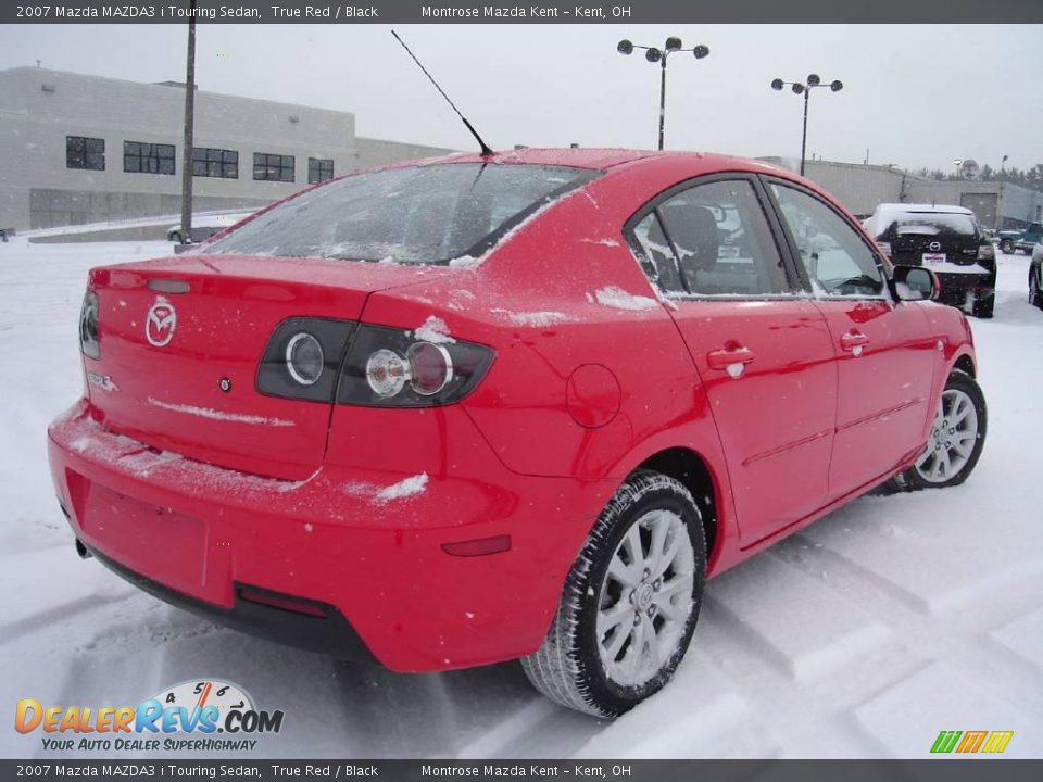 2007 Mazda MAZDA3 i Touring Sedan True Red / Black Photo #5