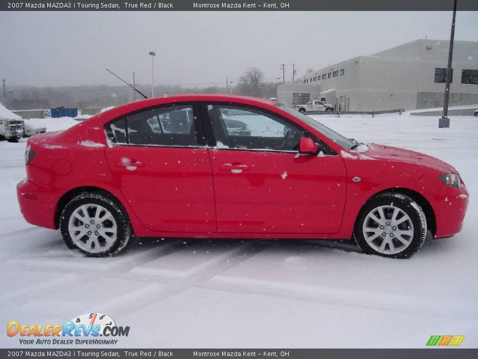 2007 Mazda MAZDA3 i Touring Sedan True Red / Black Photo #6