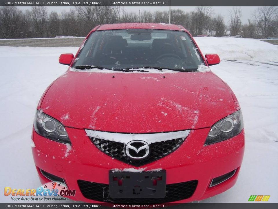 2007 Mazda MAZDA3 i Touring Sedan True Red / Black Photo #8