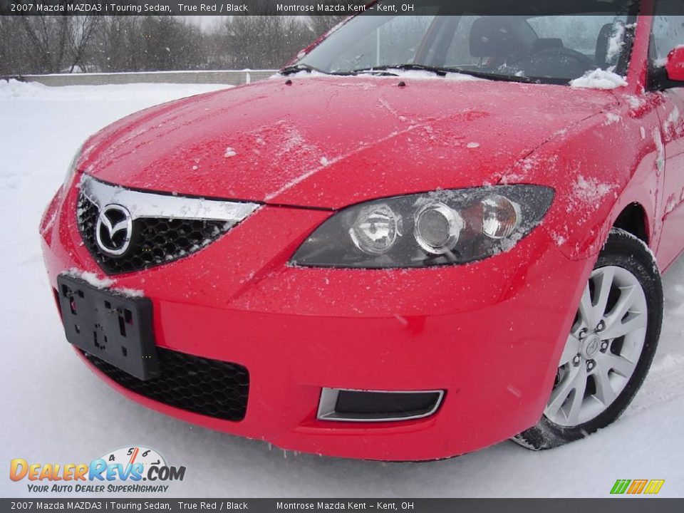2007 Mazda MAZDA3 i Touring Sedan True Red / Black Photo #9