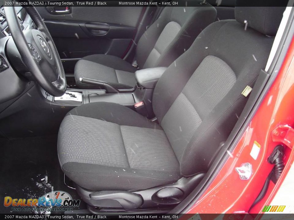 2007 Mazda MAZDA3 i Touring Sedan True Red / Black Photo #12