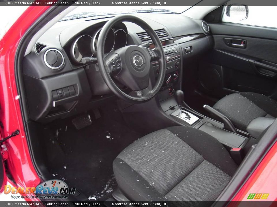 2007 Mazda MAZDA3 i Touring Sedan True Red / Black Photo #23
