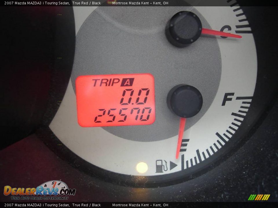 2007 Mazda MAZDA3 i Touring Sedan True Red / Black Photo #24