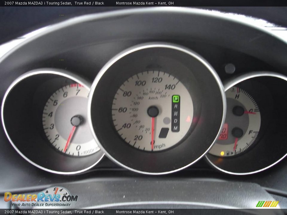 2007 Mazda MAZDA3 i Touring Sedan True Red / Black Photo #25