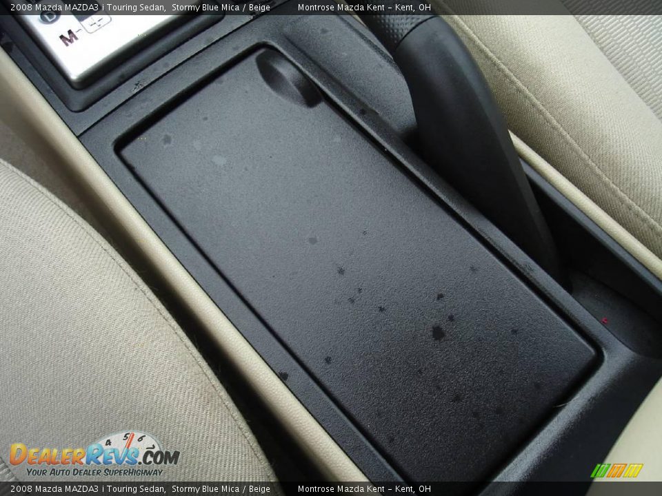 2008 Mazda MAZDA3 i Touring Sedan Stormy Blue Mica / Beige Photo #29