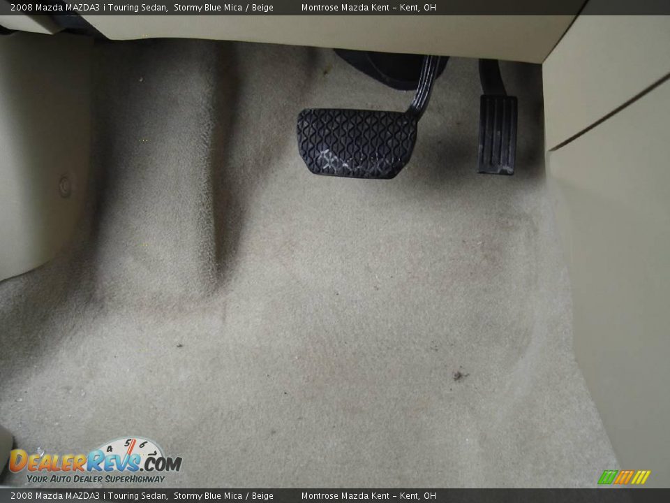 2008 Mazda MAZDA3 i Touring Sedan Stormy Blue Mica / Beige Photo #32