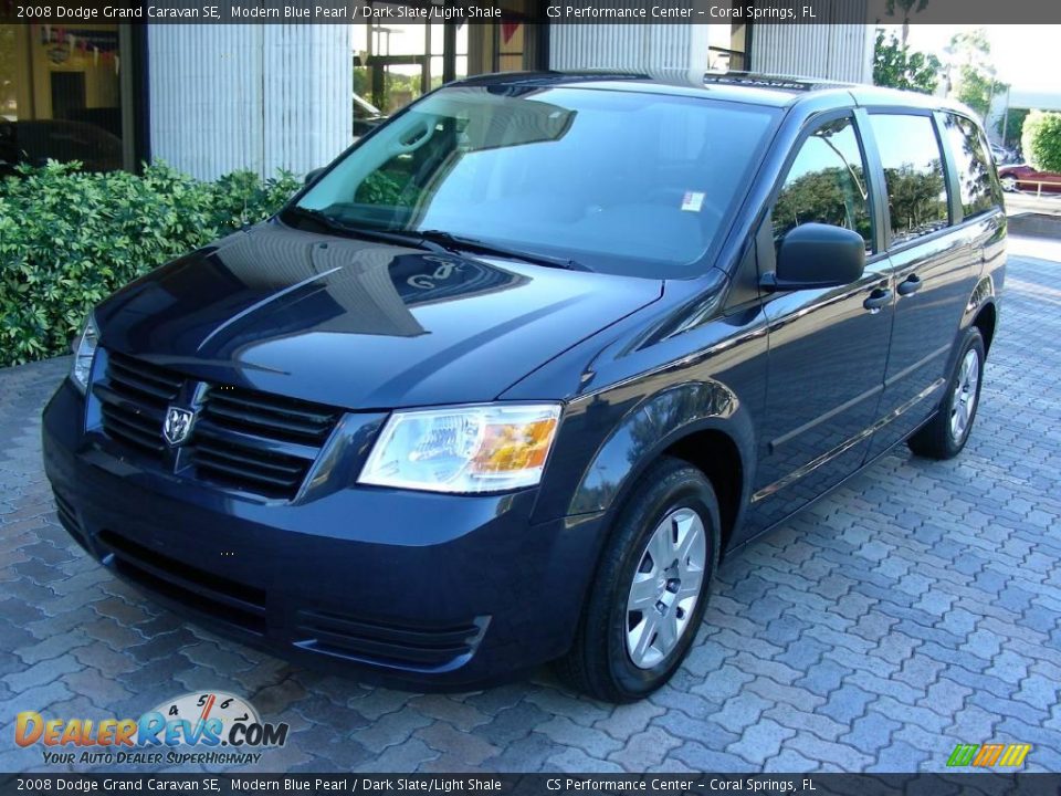 2008 Dodge Grand Caravan SE Modern Blue Pearl / Dark Slate/Light Shale Photo #1