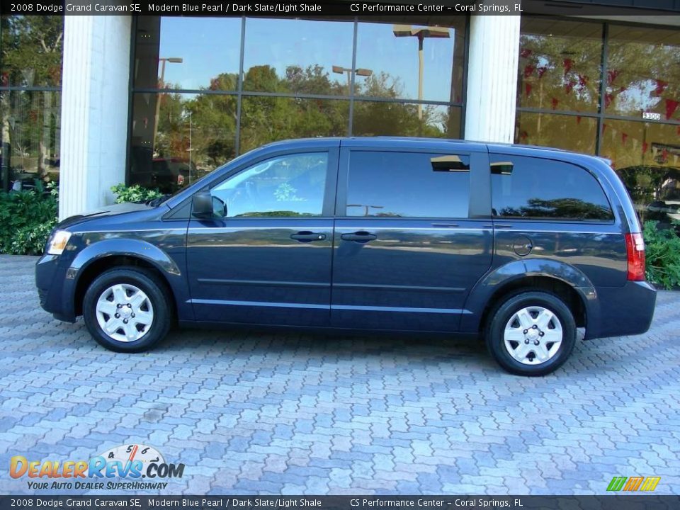 2008 Dodge Grand Caravan SE Modern Blue Pearl / Dark Slate/Light Shale Photo #2