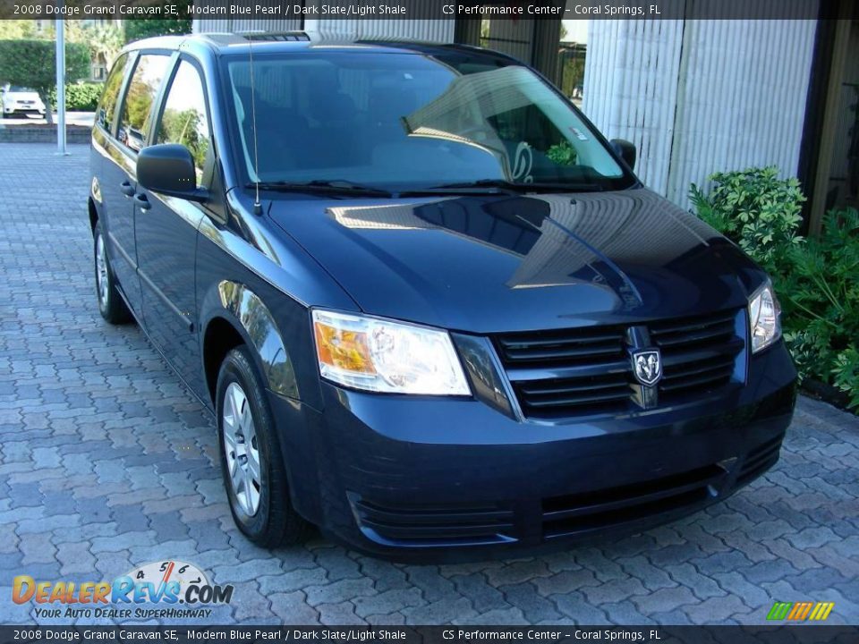 2008 Dodge Grand Caravan SE Modern Blue Pearl / Dark Slate/Light Shale Photo #3