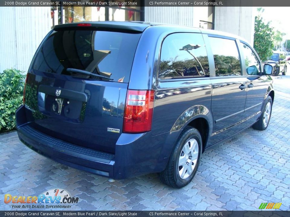 2008 Dodge Grand Caravan SE Modern Blue Pearl / Dark Slate/Light Shale Photo #6