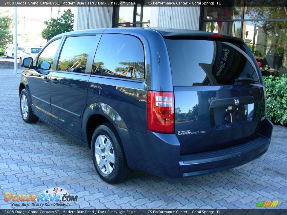2008 Dodge Grand Caravan SE Modern Blue Pearl / Dark Slate/Light Shale Photo #7