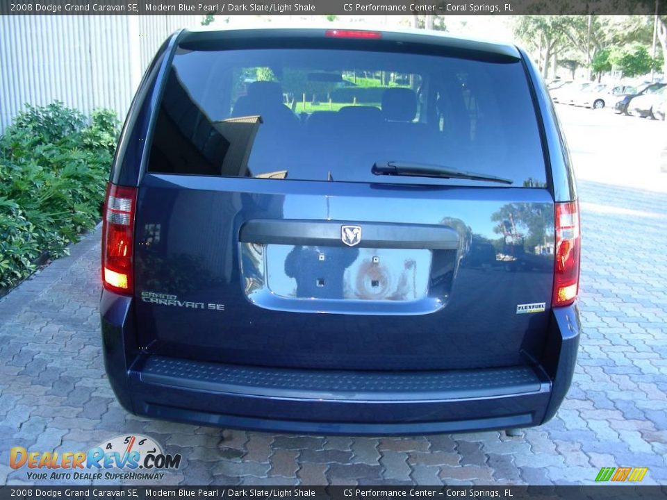 2008 Dodge Grand Caravan SE Modern Blue Pearl / Dark Slate/Light Shale Photo #8