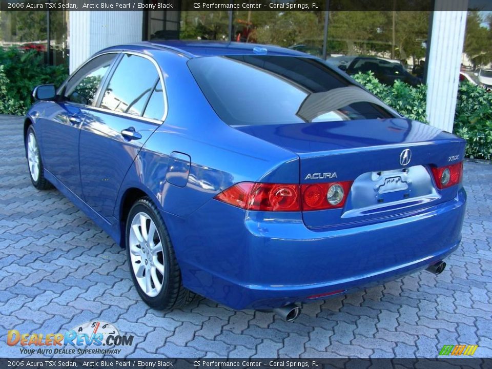 06 Acura Tsx Sedan Arctic Blue Pearl Ebony Black Photo 8 Dealerrevs Com