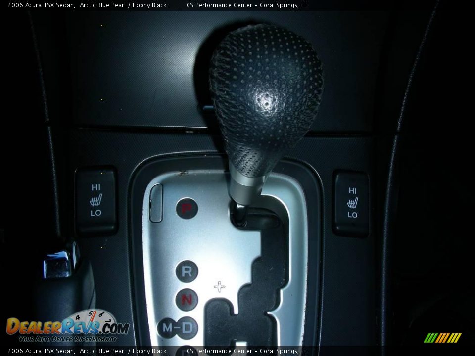 2006 Acura TSX Sedan Arctic Blue Pearl / Ebony Black Photo #20