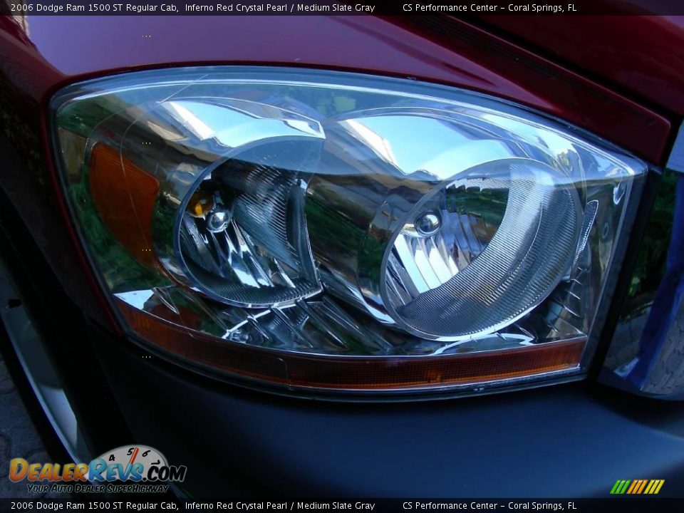 2006 Dodge Ram 1500 ST Regular Cab Inferno Red Crystal Pearl / Medium Slate Gray Photo #9
