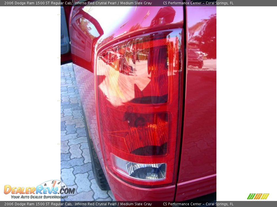 2006 Dodge Ram 1500 ST Regular Cab Inferno Red Crystal Pearl / Medium Slate Gray Photo #11