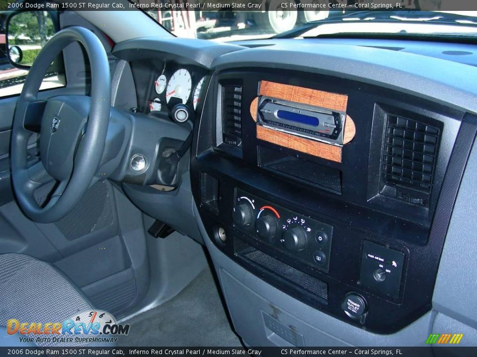 2006 Dodge Ram 1500 ST Regular Cab Inferno Red Crystal Pearl / Medium Slate Gray Photo #20