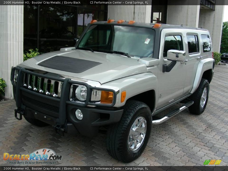 2006 Hummer H3 Boulder Gray Metallic / Ebony Black Photo #1