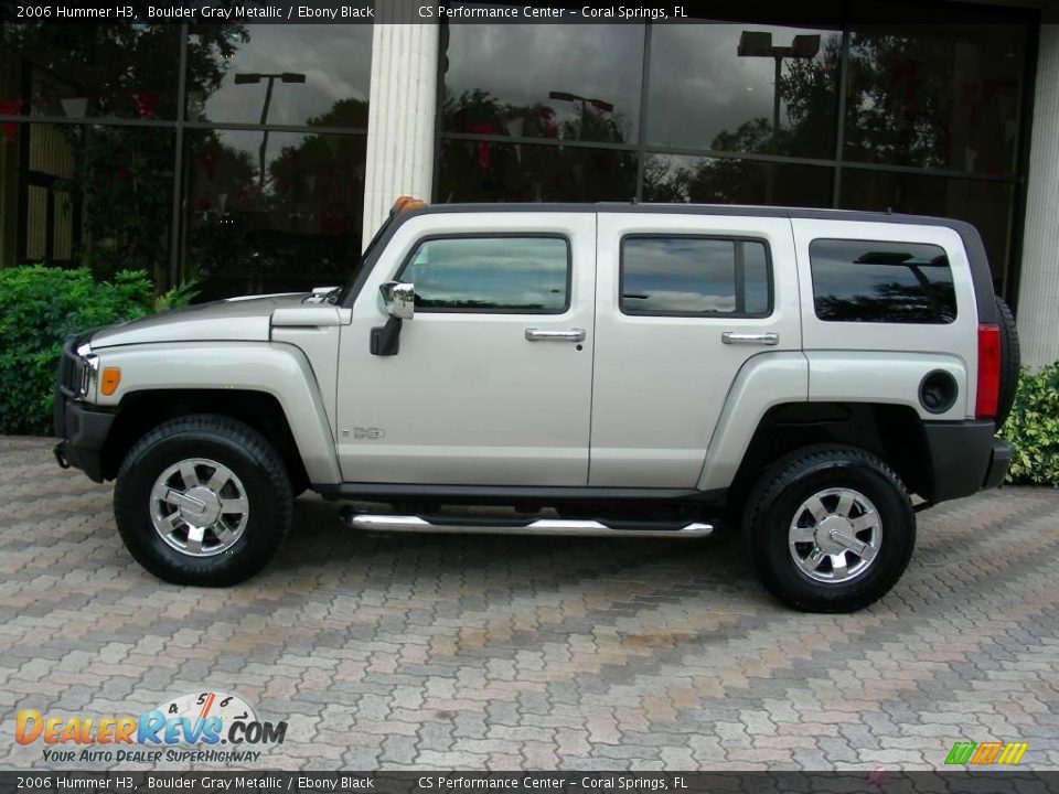 2006 Hummer H3 Boulder Gray Metallic / Ebony Black Photo #2
