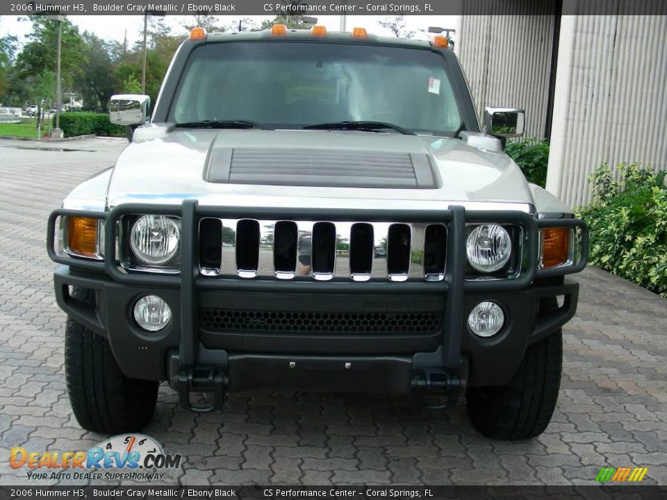 2006 Hummer H3 Boulder Gray Metallic / Ebony Black Photo #5