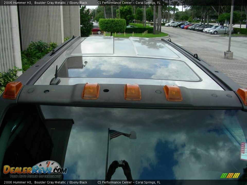 2006 Hummer H3 Boulder Gray Metallic / Ebony Black Photo #10