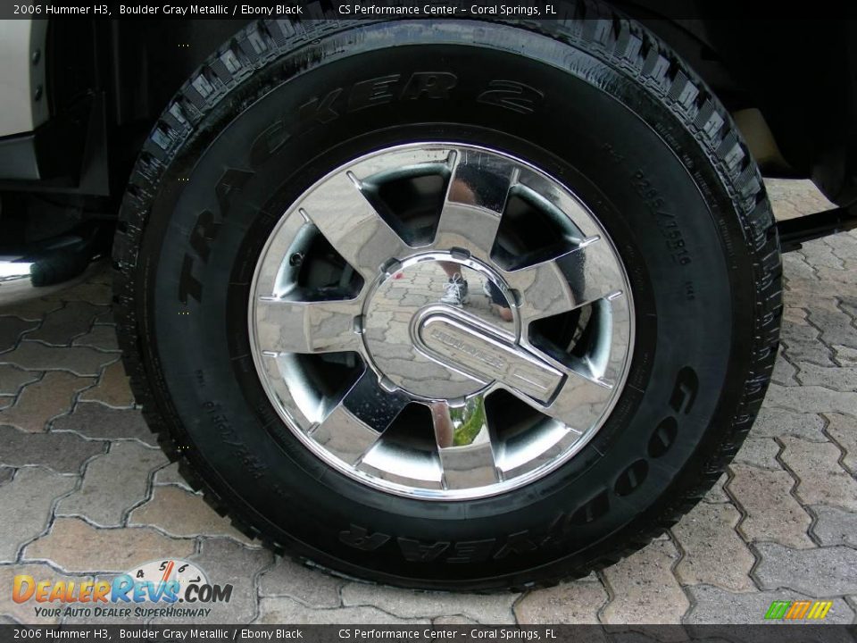 2006 Hummer H3 Boulder Gray Metallic / Ebony Black Photo #11