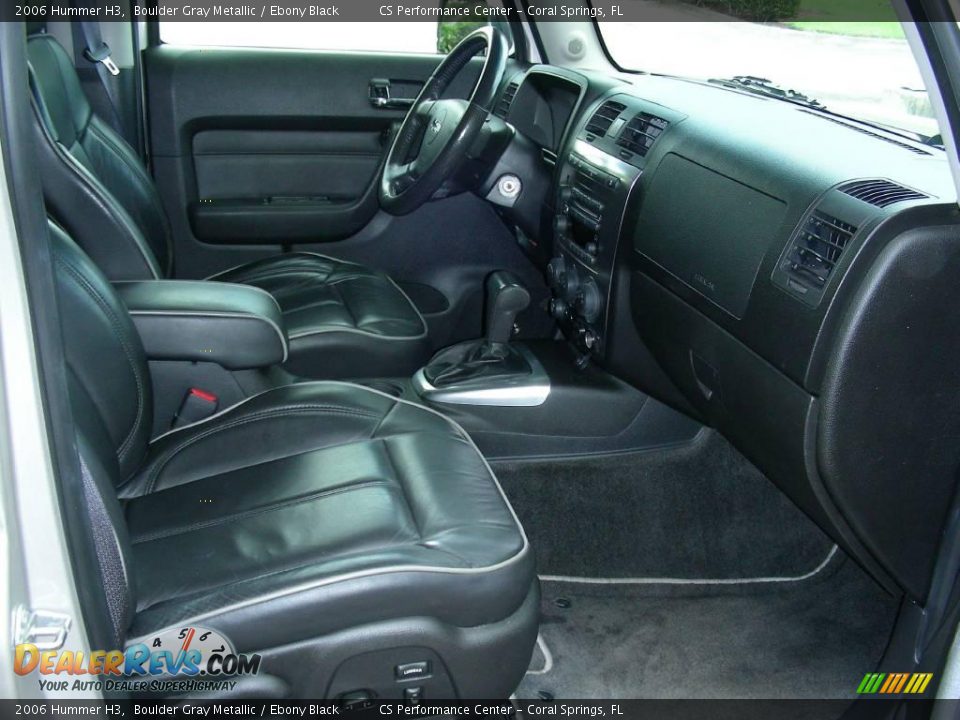 2006 Hummer H3 Boulder Gray Metallic / Ebony Black Photo #14