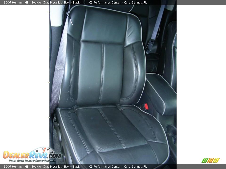 2006 Hummer H3 Boulder Gray Metallic / Ebony Black Photo #15
