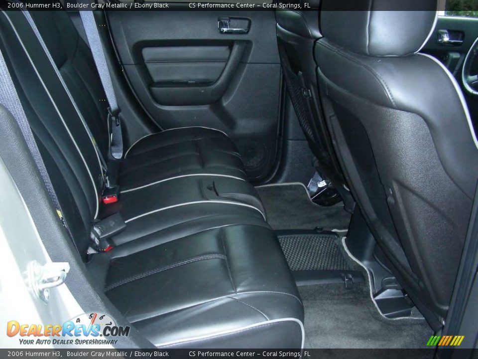 2006 Hummer H3 Boulder Gray Metallic / Ebony Black Photo #16