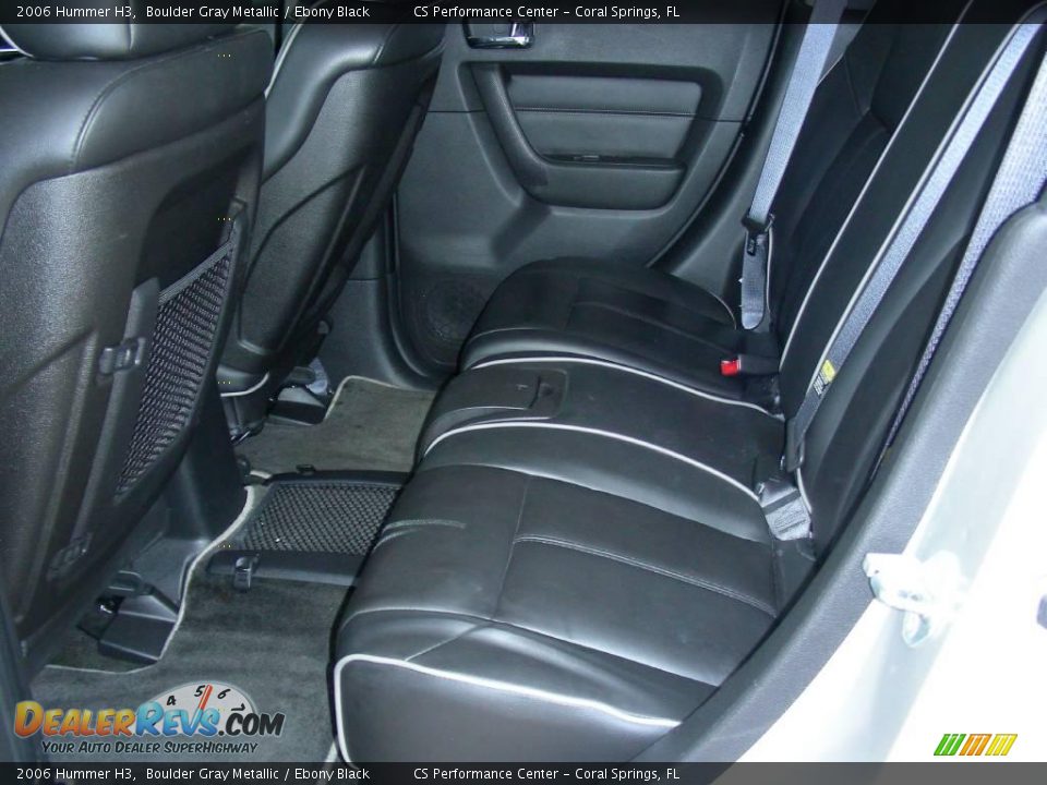 2006 Hummer H3 Boulder Gray Metallic / Ebony Black Photo #17