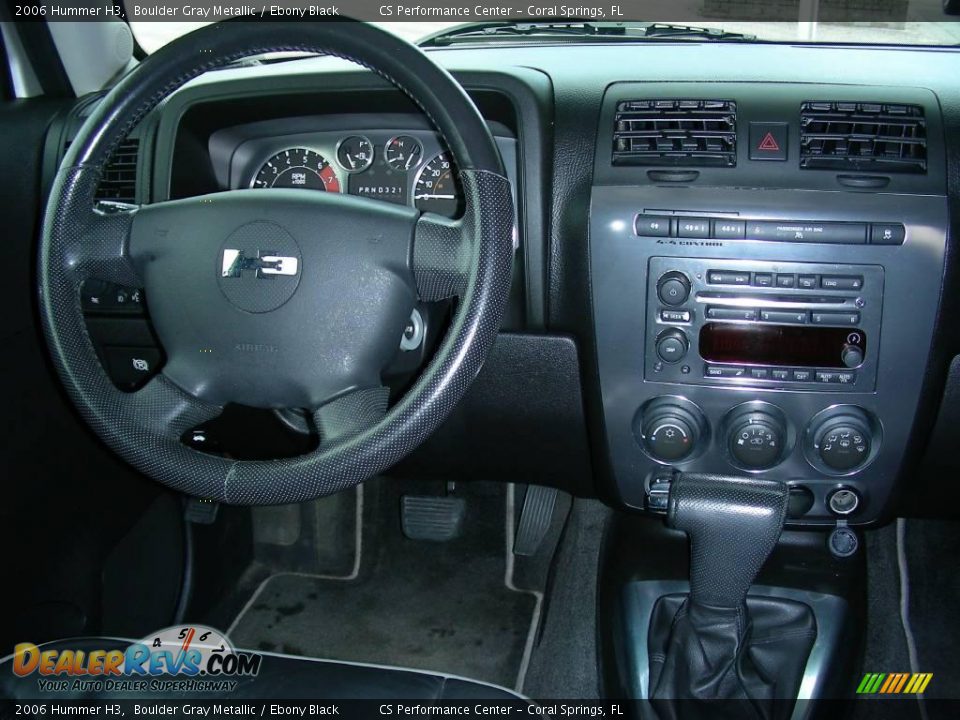 2006 Hummer H3 Boulder Gray Metallic / Ebony Black Photo #18