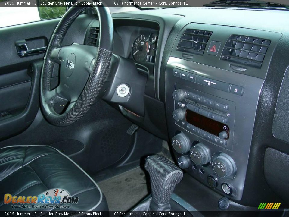 2006 Hummer H3 Boulder Gray Metallic / Ebony Black Photo #19