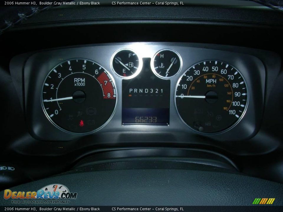 2006 Hummer H3 Boulder Gray Metallic / Ebony Black Photo #21
